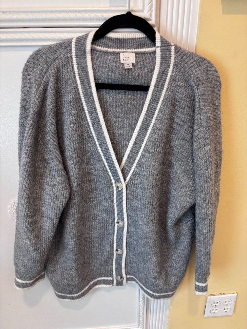 Cozy Gray Sweater by A New Day in Ladies Size Medium